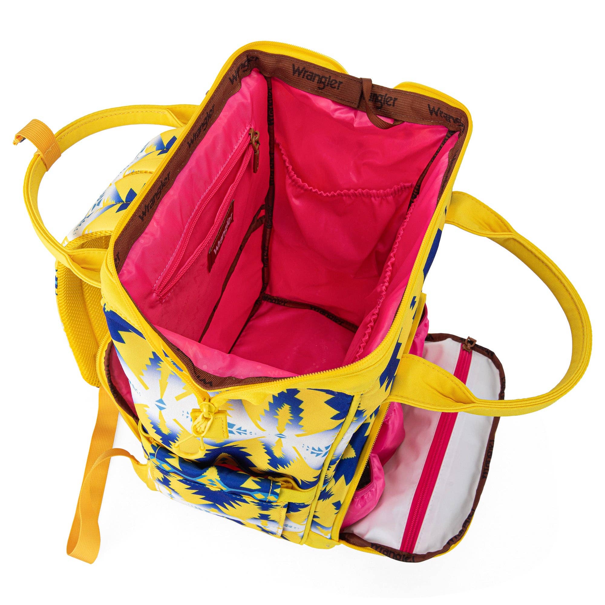 Wrangler Aztec Printed Callie Backpack - Yellow: Yellow  display picture 1